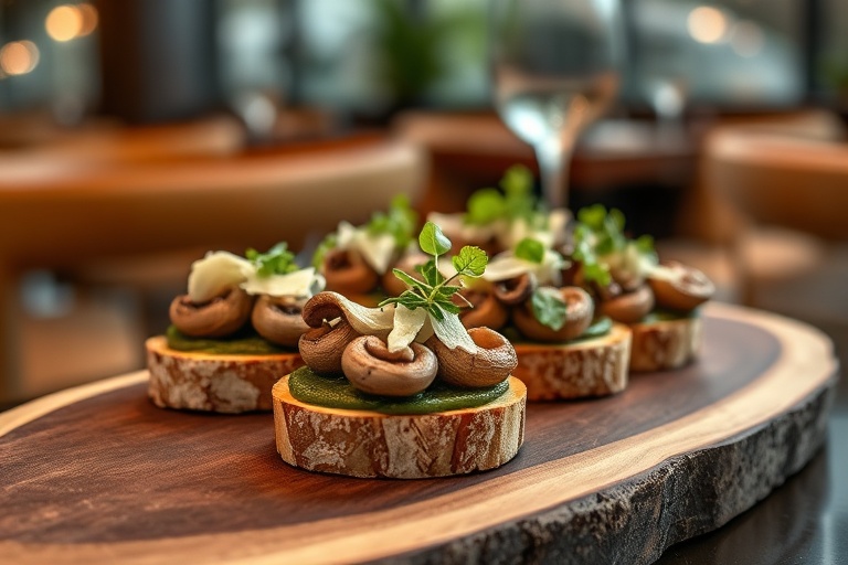 Wild Mushroom Bruschetta